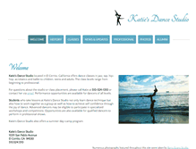 Tablet Screenshot of katiesdancestudio.com